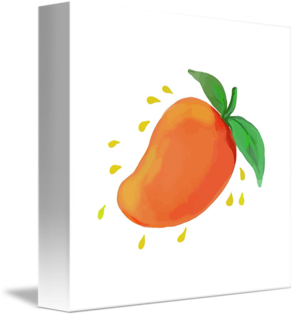 Juicy Mango Artwork PNG Image