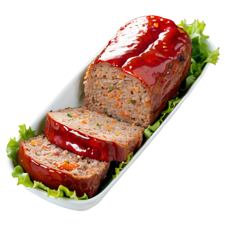 Juicy Meatloaf Meal Png Dub PNG Image