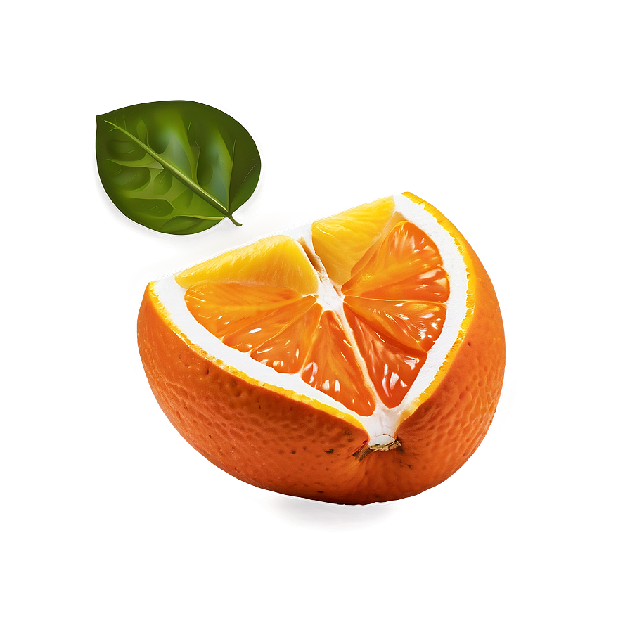 Juicy Orange Half Png Epo PNG Image