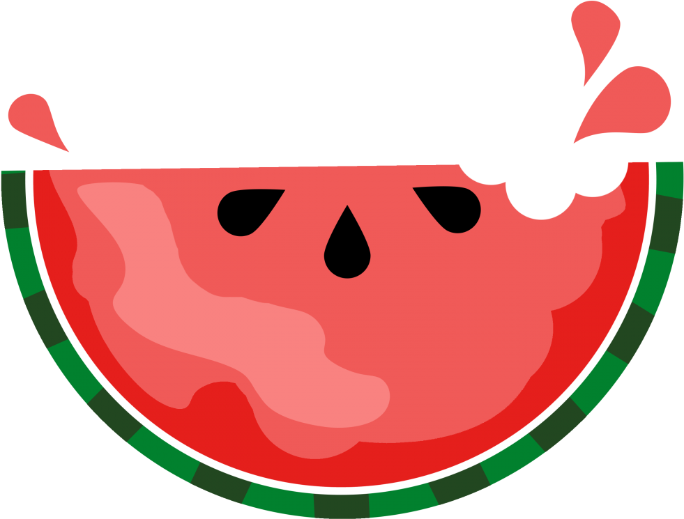 Juicy Watermelon Slice PNG Image