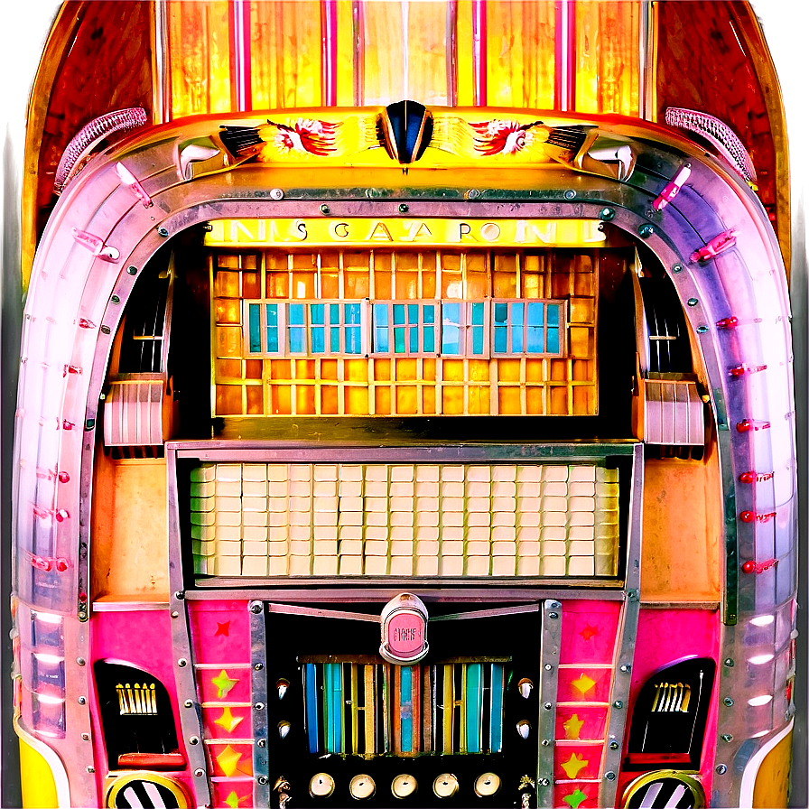 Jukebox From The 60s Png Eck65 PNG Image