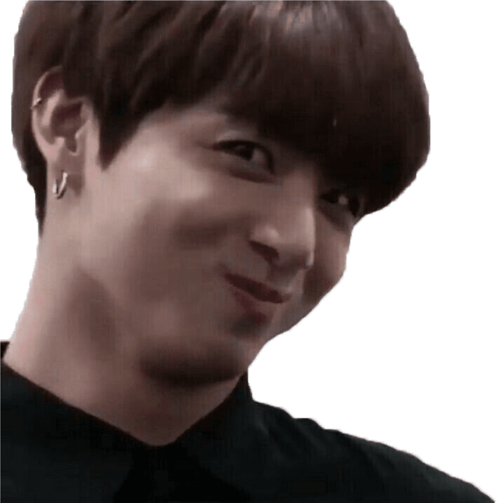 Jungkook Smirk Expression PNG Image