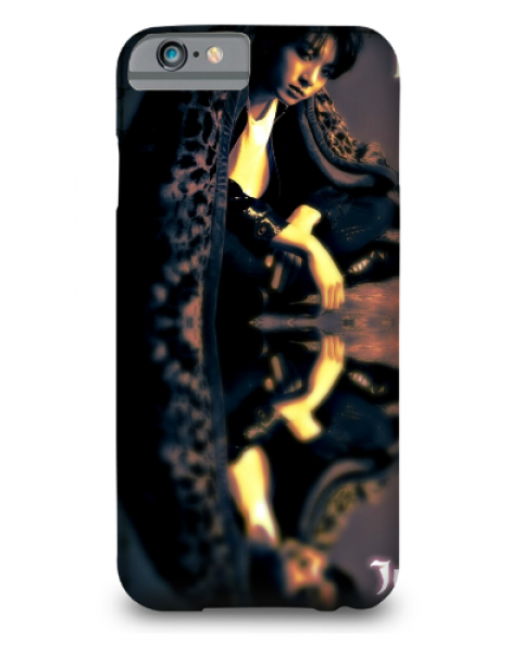 Jungkook Styled Phone Case PNG Image