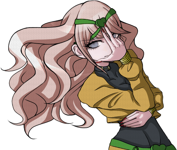 Junko Enoshima Anime Character Pose PNG Image