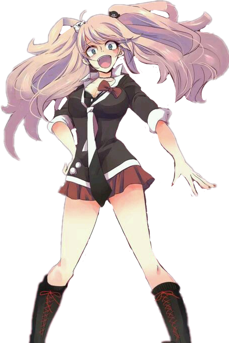 Junko Enoshima Anime Character Pose PNG Image