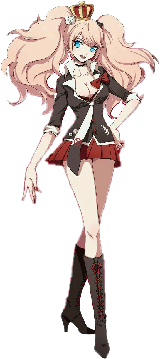 Junko Enoshima Standing Pose PNG Image