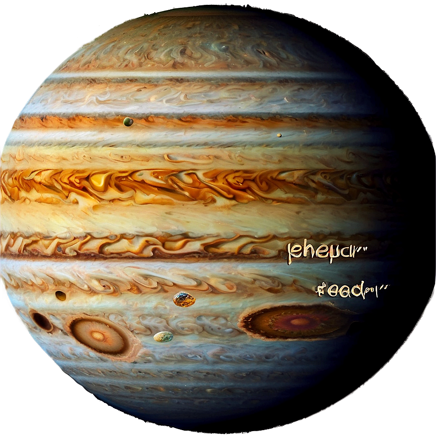 Jupiter Atmosphere Layers Png Nec PNG Image