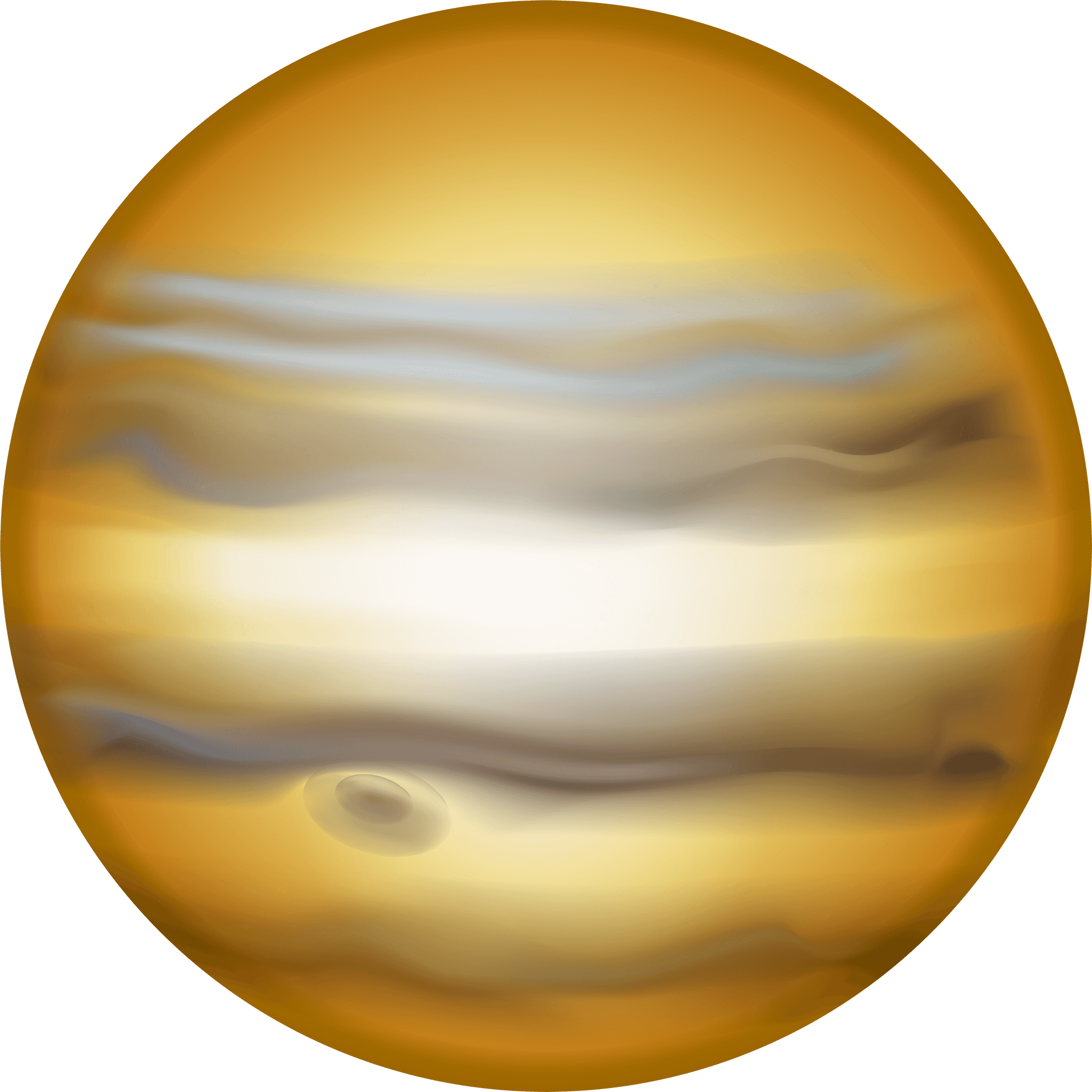 Jupiter Planet Illustration PNG Image