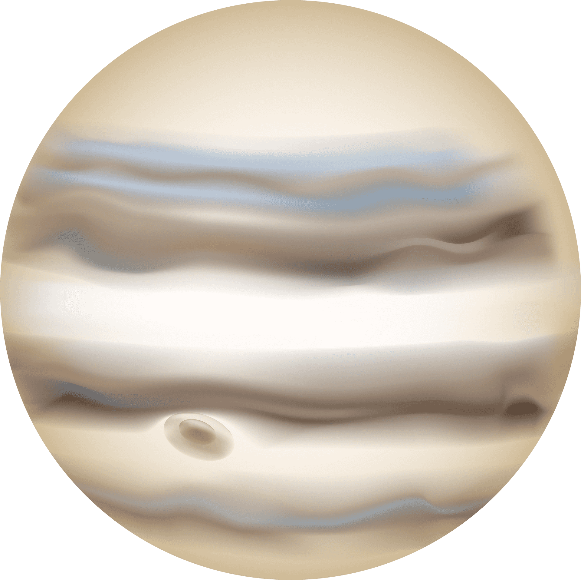 Jupiter Planet Illustration PNG Image