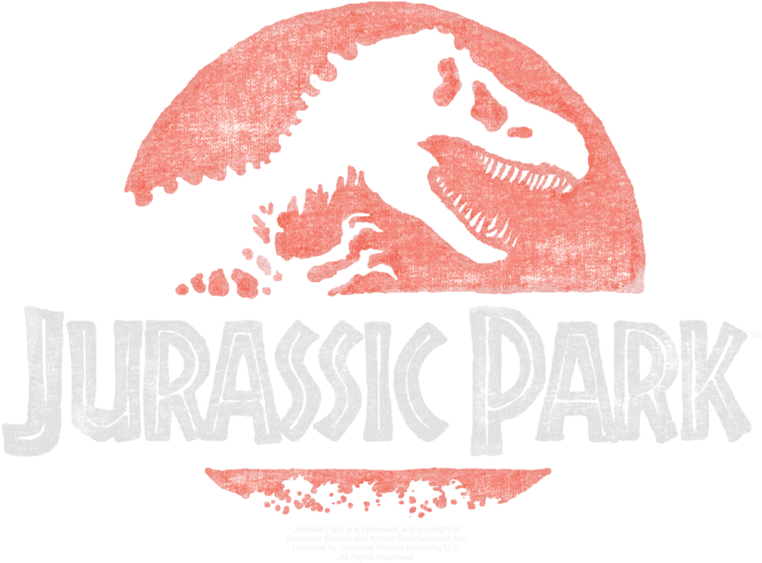 Jurassic Park Logo Redon Blue PNG Image