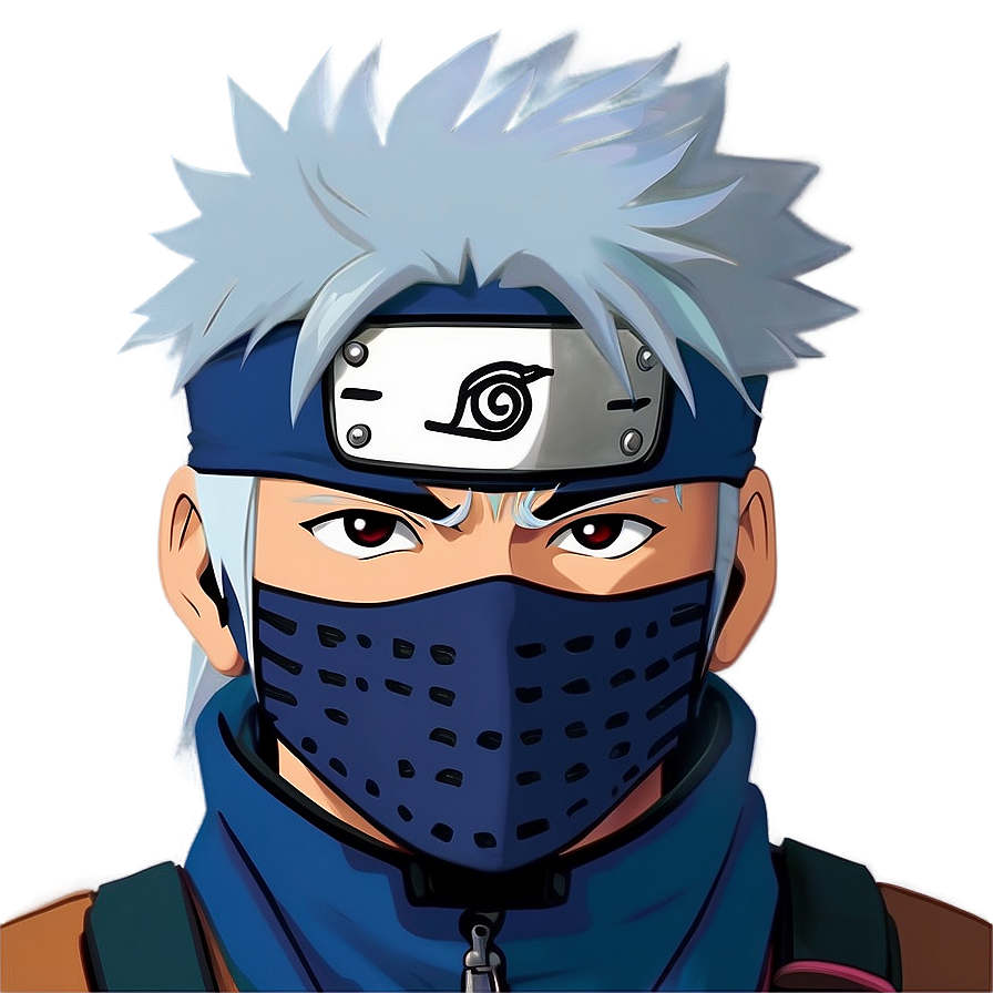 Kakashi Hatake Face Close-up Png 65 PNG Image