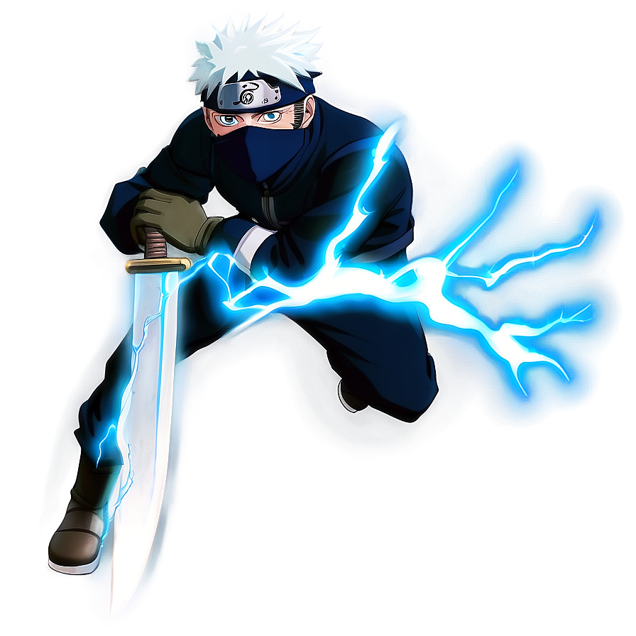 Kakashi Hatake Lightning Blade Png 06242024 PNG Image