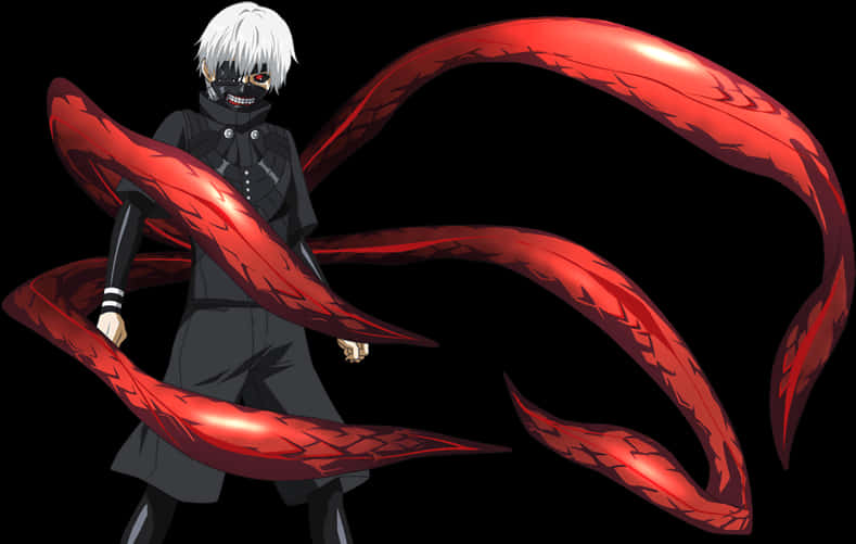 Kaneki Ken Ghoul Transformation PNG Image