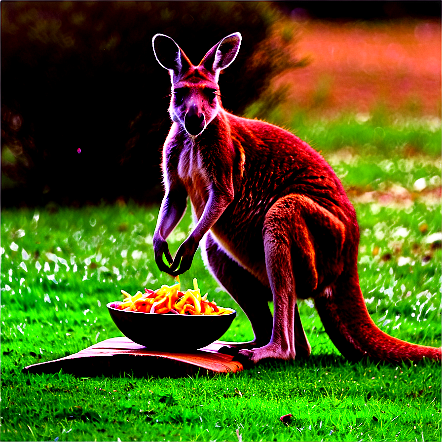 Kangaroo Eating Png 4 PNG Image