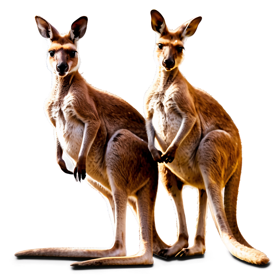 Kangaroo Family Png Jyf PNG Image