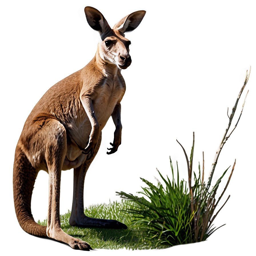 Kangaroo In Nature Png 96 PNG Image