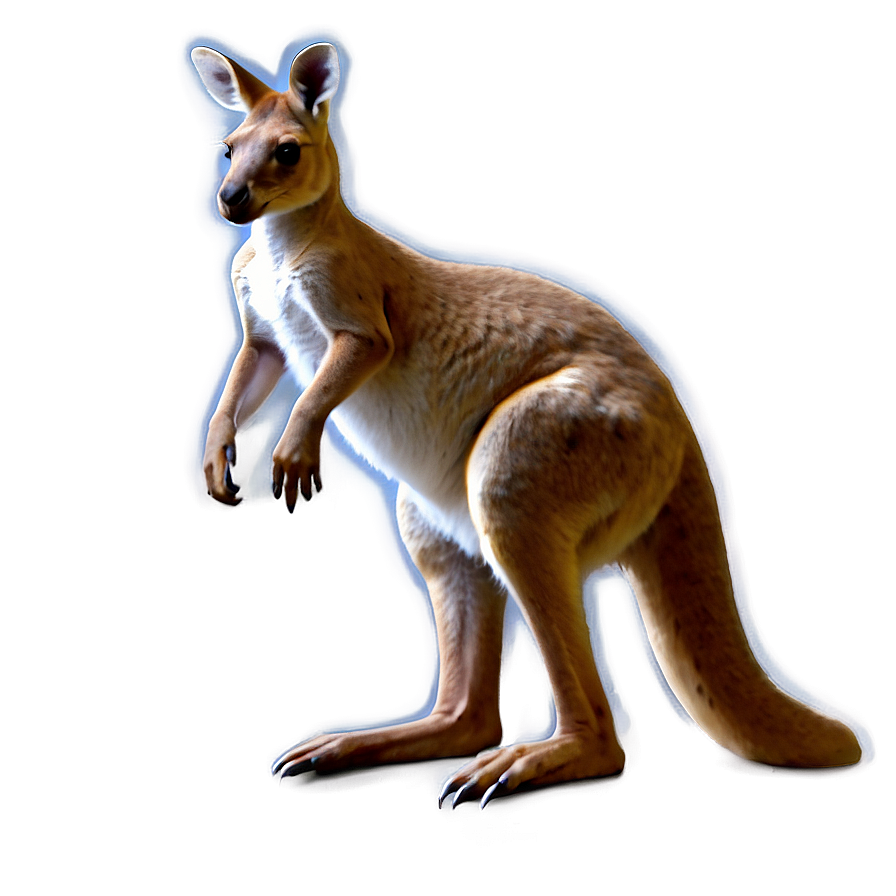 Kangaroo Outline Png Kjw81 PNG Image