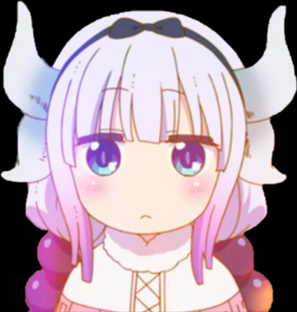 Kanna Kamui Anime Character PNG Image