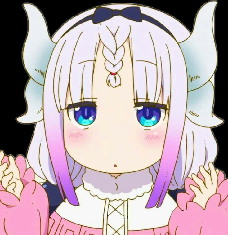 Kanna Kamui Anime Character PNG Image