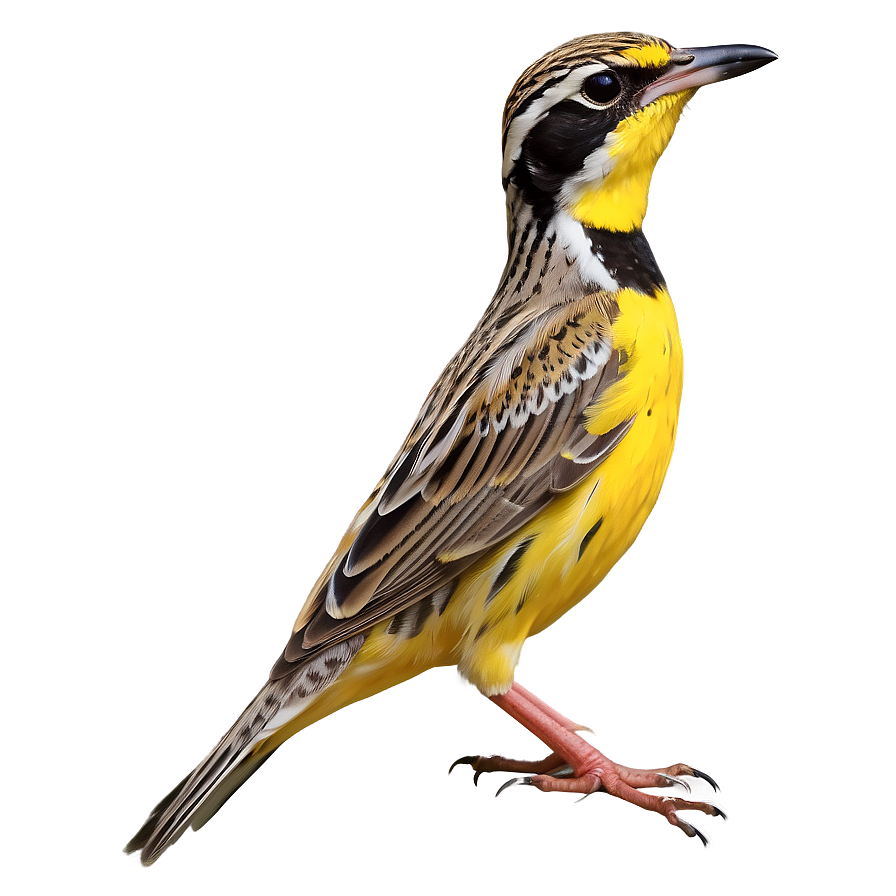 Kansas State Bird - Western Meadowlark Png 06202024 PNG Image