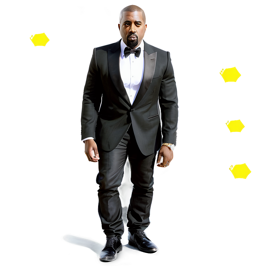 Kanye In Tuxedo Png 05232024 PNG Image