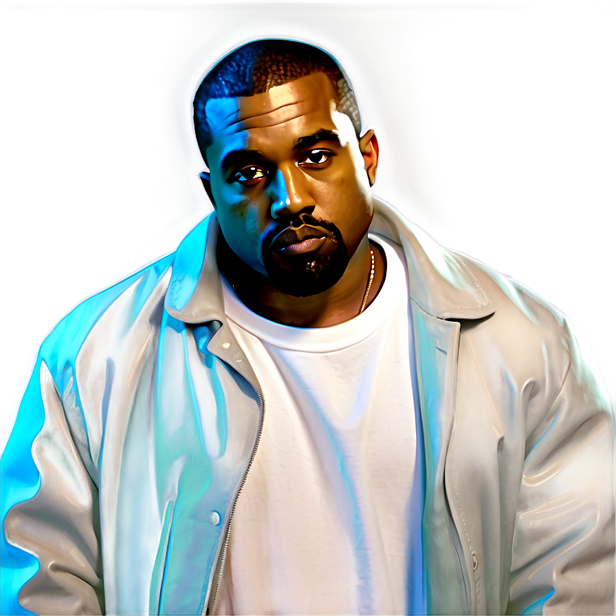 Kanye West Caricature Png Vey60 PNG Image