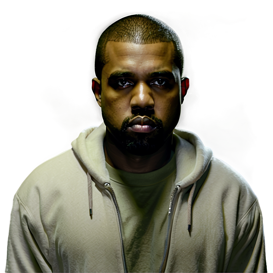 Kanye West Portrait Png 05232024 PNG Image