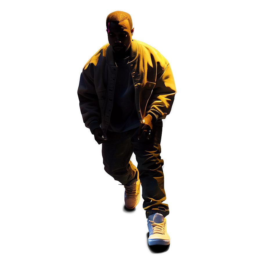 Kanye West Silhouette Png Qmn PNG Image