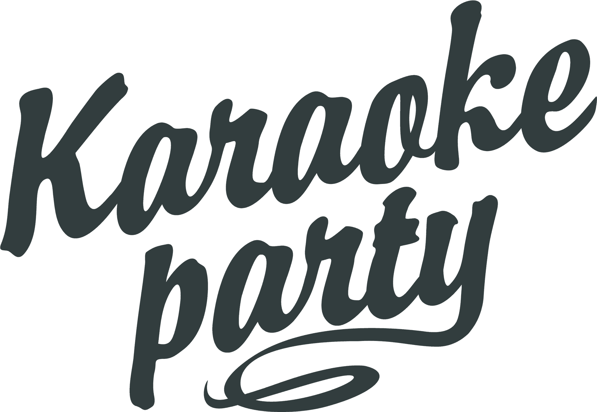 Karaoke Party Logo PNG Image