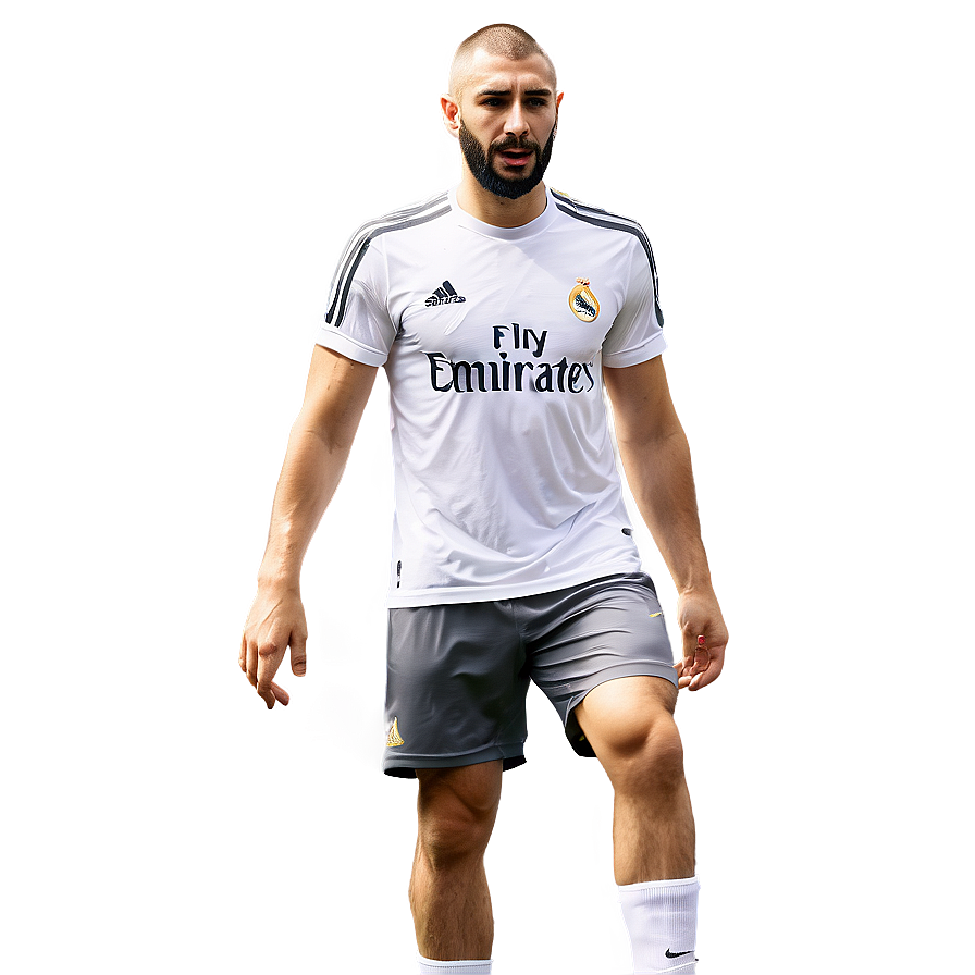 Karim Benzema Training Session Png Etn50 PNG Image