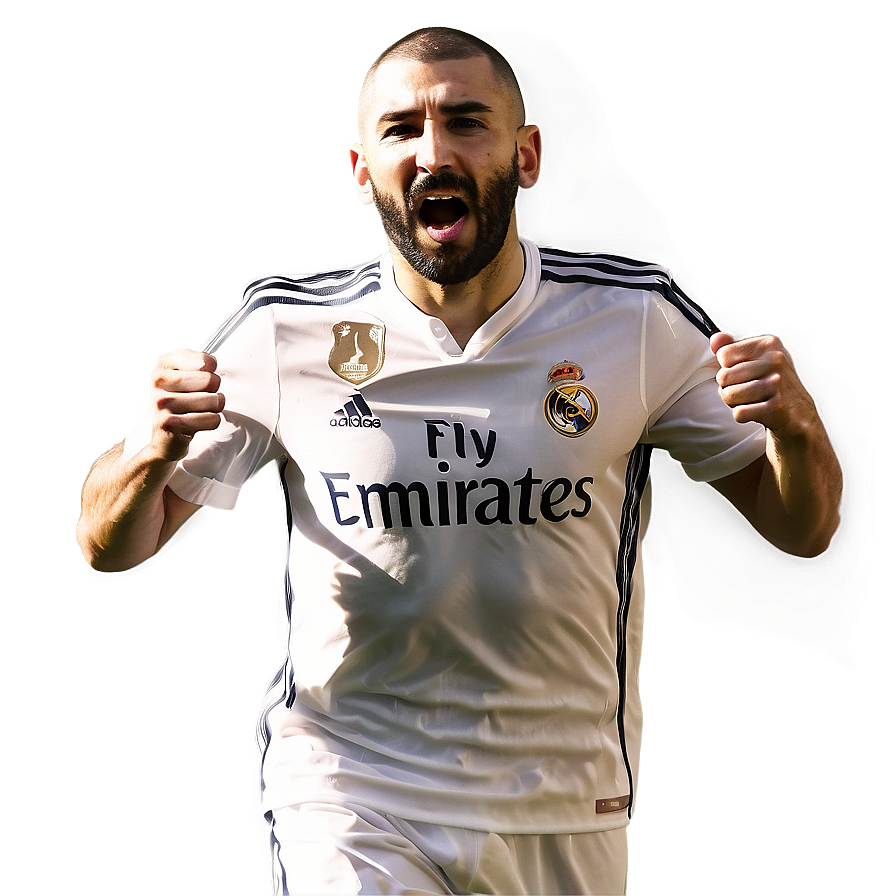 Karim Benzema Unique Celebrations Png Ahc68 PNG Image