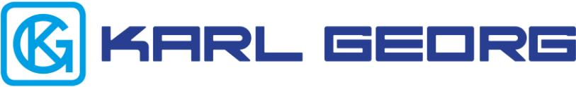 Karl Georg Logo Blue Background PNG Image