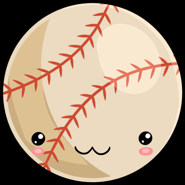 Kawaii Baseball Character PNG Image