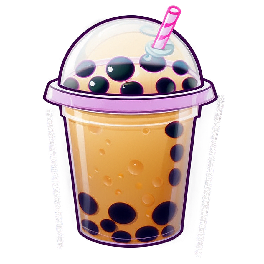 Kawaii Bubble Tea Png Uti78 PNG Image