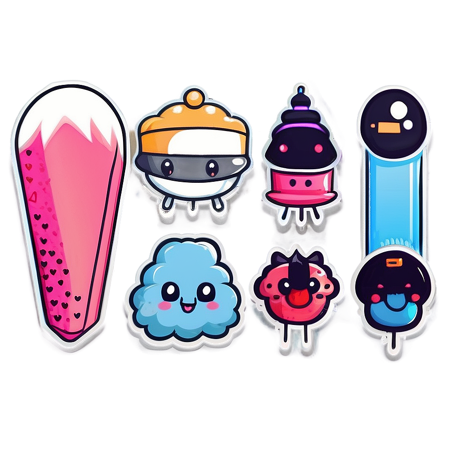 Kawaii Doodle Collection Png Srs78 PNG Image