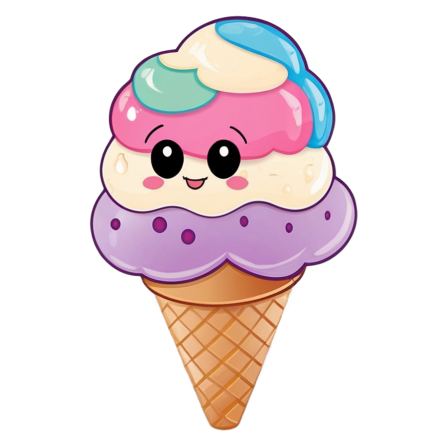 Kawaii Ice Cream Graphics Png 81 PNG Image