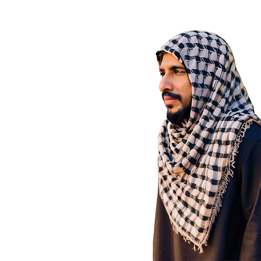 Keffiyeh In Natural Setting Png 62 PNG Image