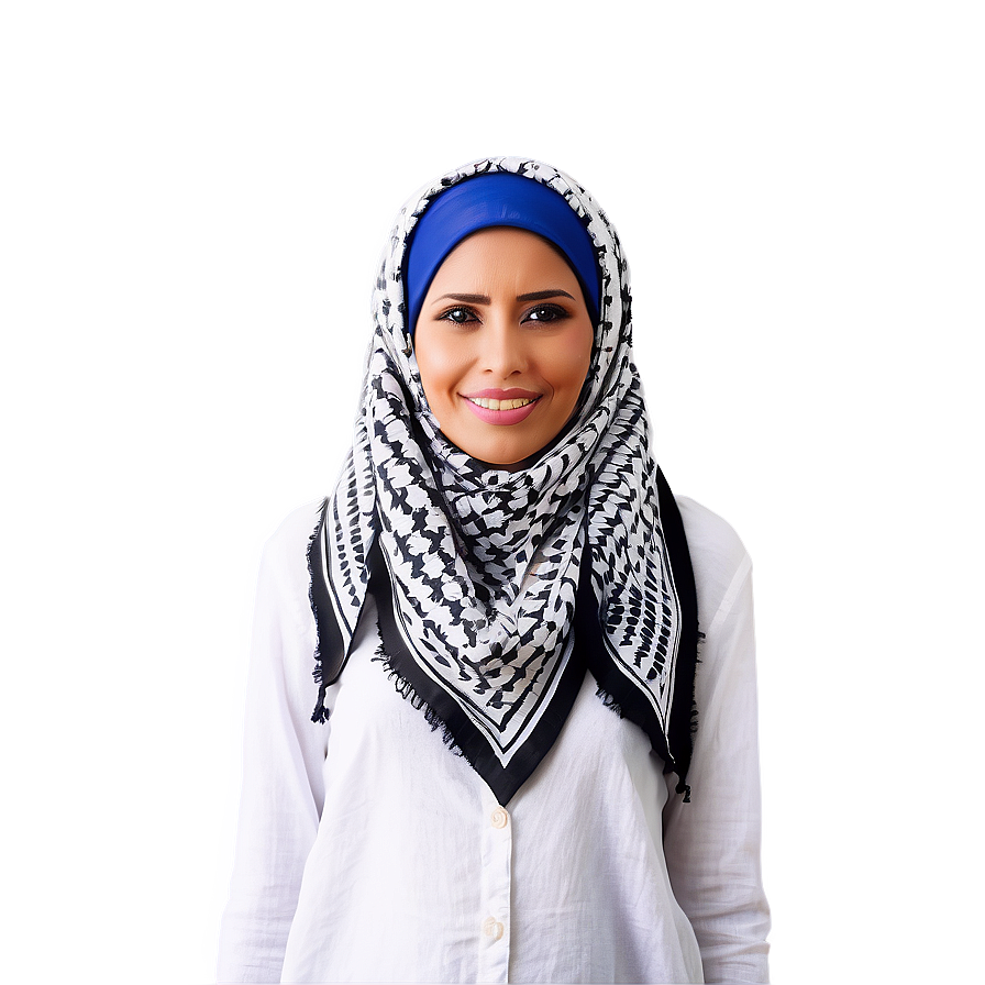 Keffiyeh In Natural Setting Png Gfy38 PNG Image