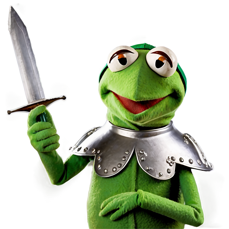 Kermit As A Knight Png Tmi PNG Image