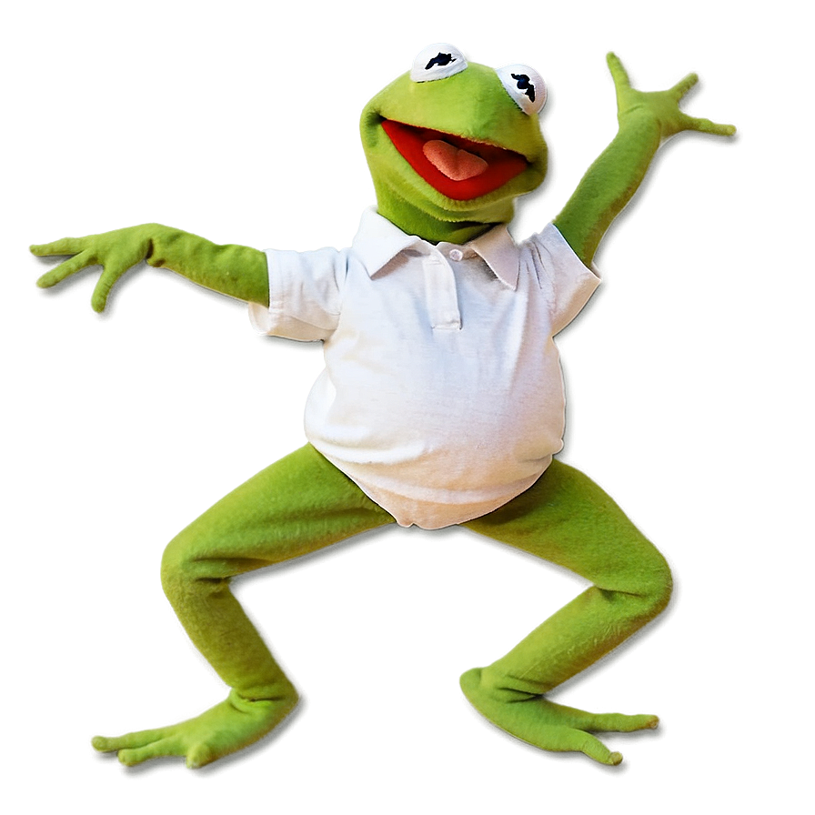 Kermit Doing Yoga Png 05232024 PNG Image