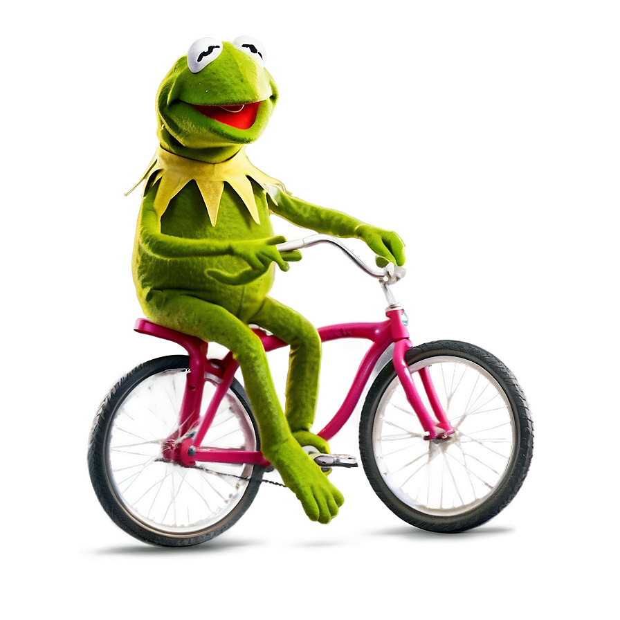 Kermit On Bike Png 87 PNG Image