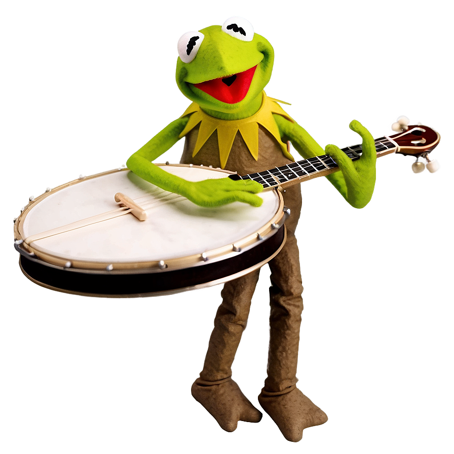 Kermit Playing Banjo Png 32 PNG Image