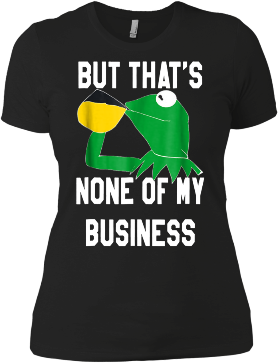 Kermit Tea Meme Shirt PNG Image