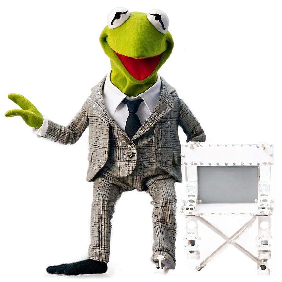 Kermit The Director Png Uuf PNG Image