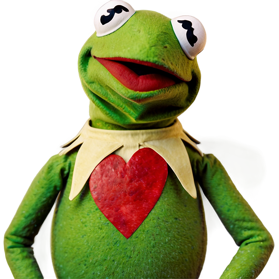 Kermit With Heart Png Nlc4 PNG Image