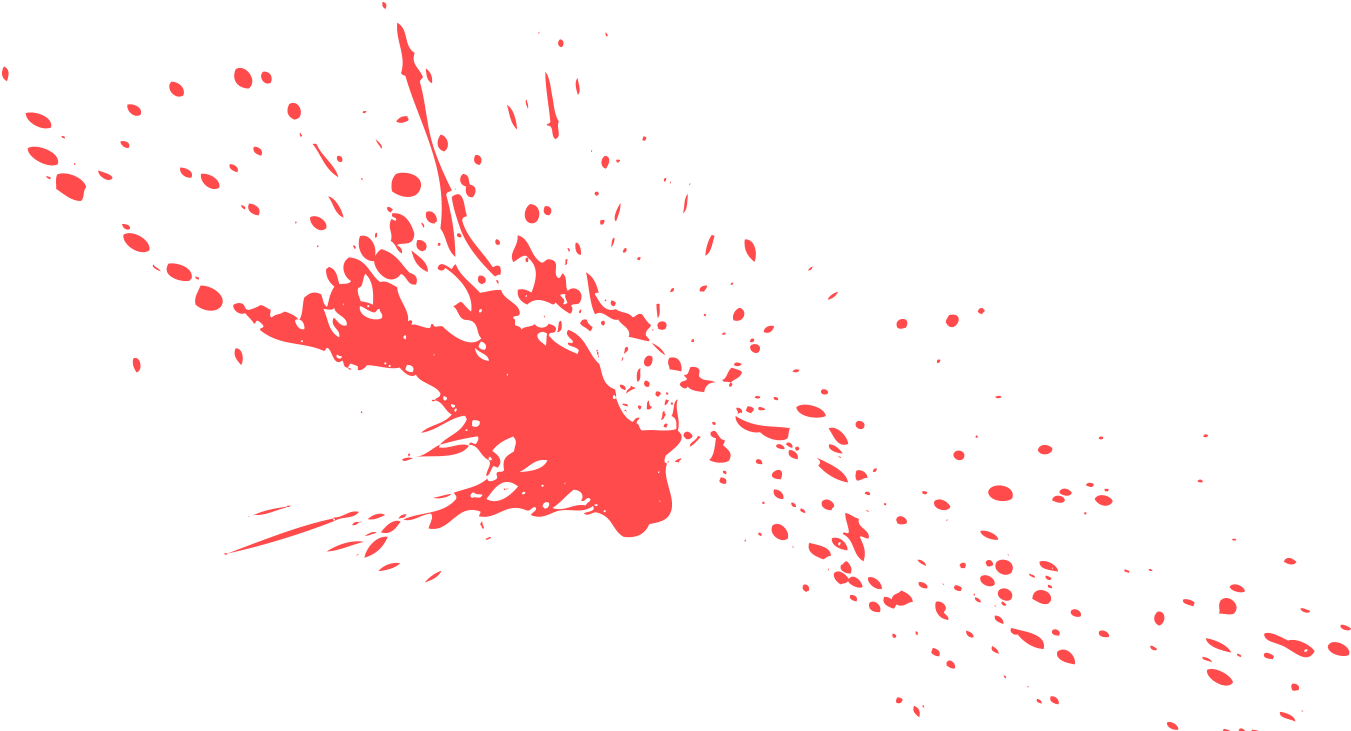 Ketchup Splatter Pattern PNG Image