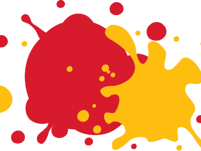 Ketchupand Mustard Splatter PNG Image