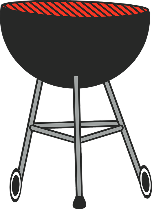 Kettle Grill Vector Illustration PNG Image