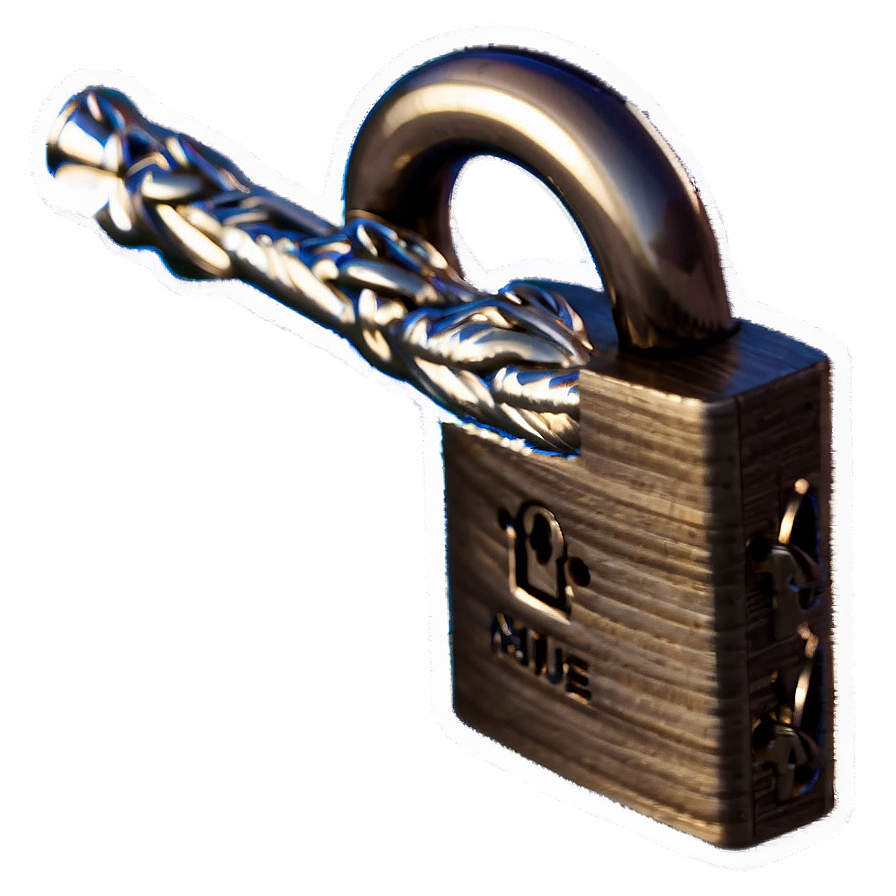 Key And Padlock Png Wkw PNG Image