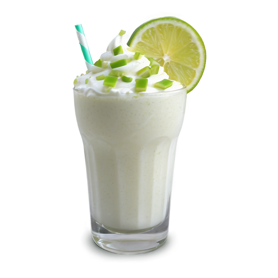 Key Lime Milkshake Png Big PNG Image